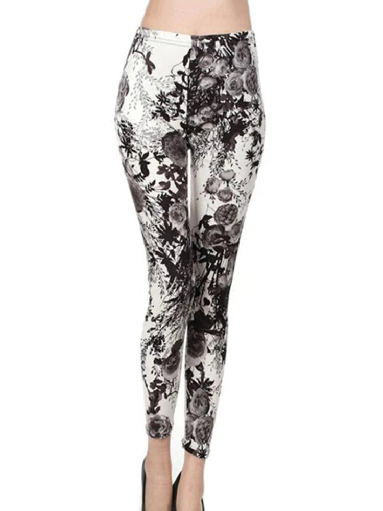 Reflective Shiny Leather Leggings