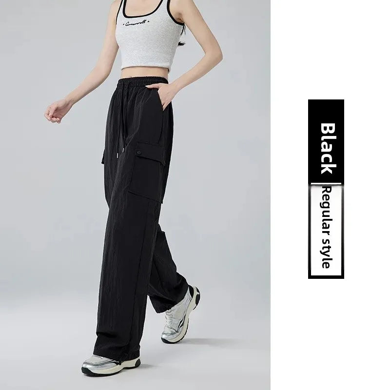 Green High Waist Wide Leg Pants