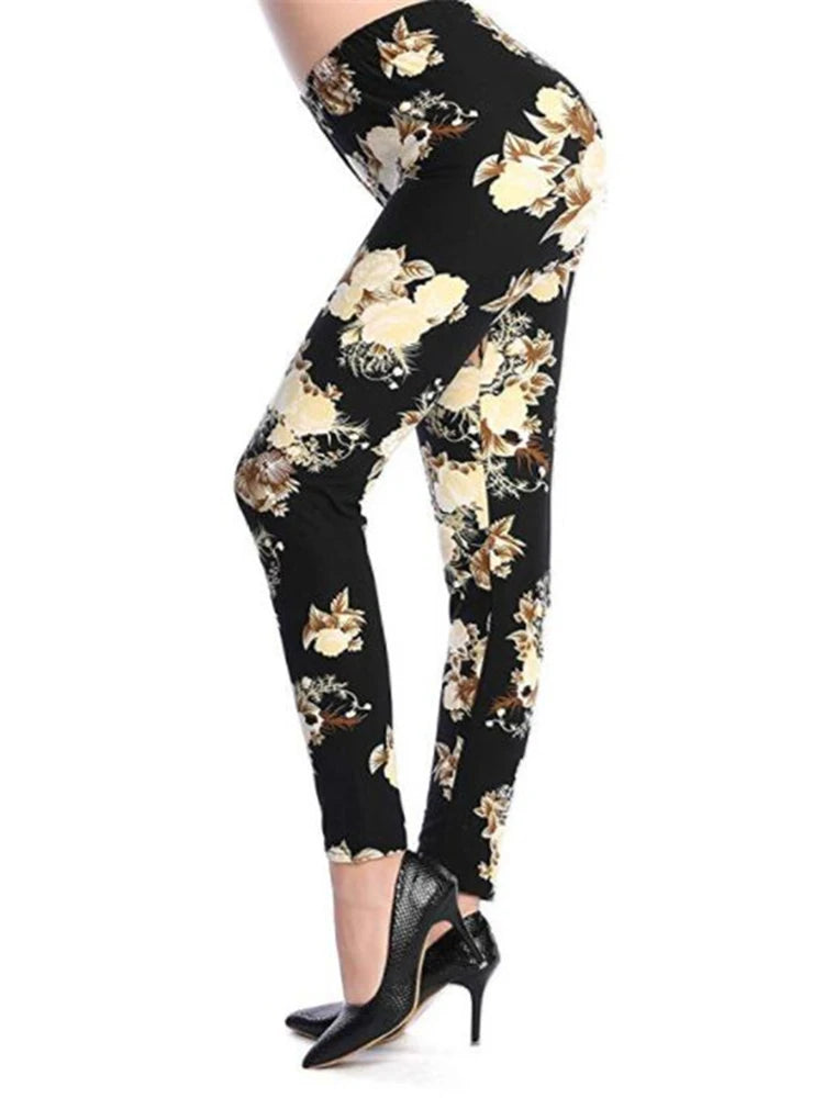 Reflective Shiny Leather Leggings