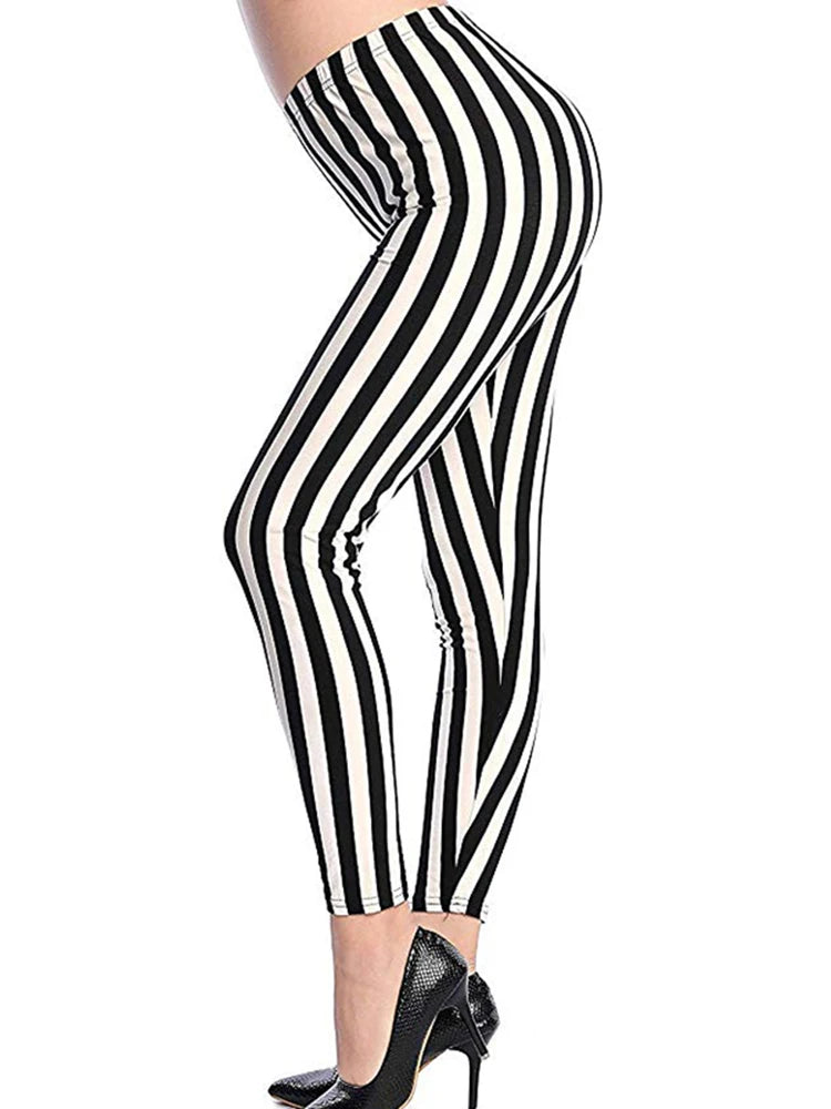 Reflective Shiny Leather Leggings