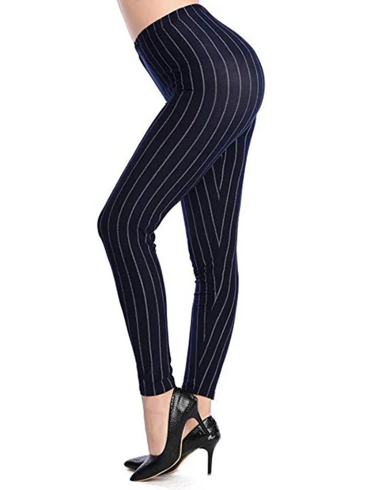 Reflective Shiny Leather Leggings