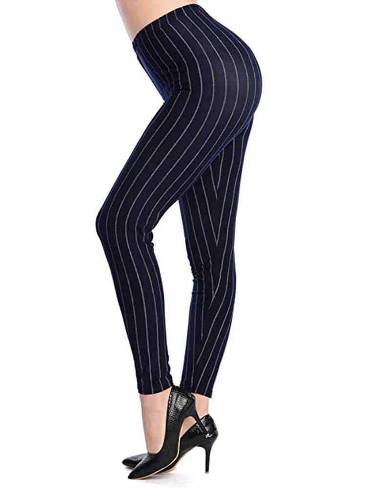 Reflective Shiny Leather Leggings