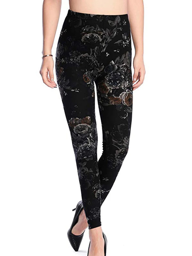 Reflective Shiny Leather Leggings