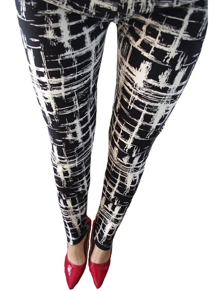 Reflective Shiny Leather Leggings